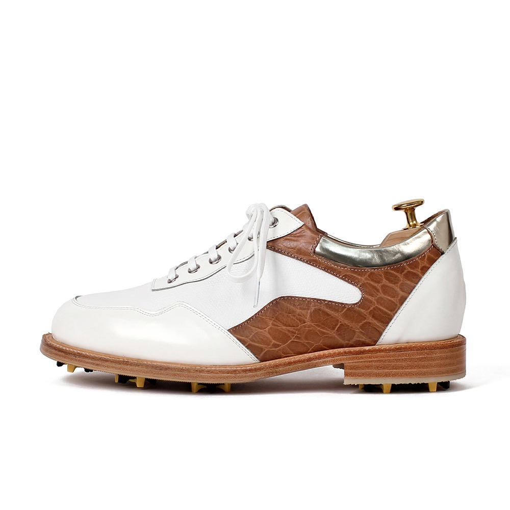 [마체레토 골프] Classic handmade golfshoes MC172-LSWH